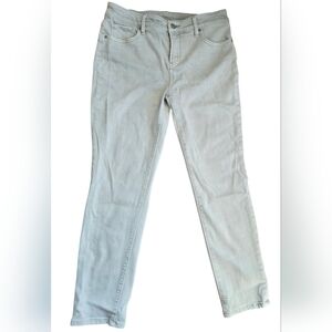 Chico's Light Green Slim Girlfriend Ankle Jeans